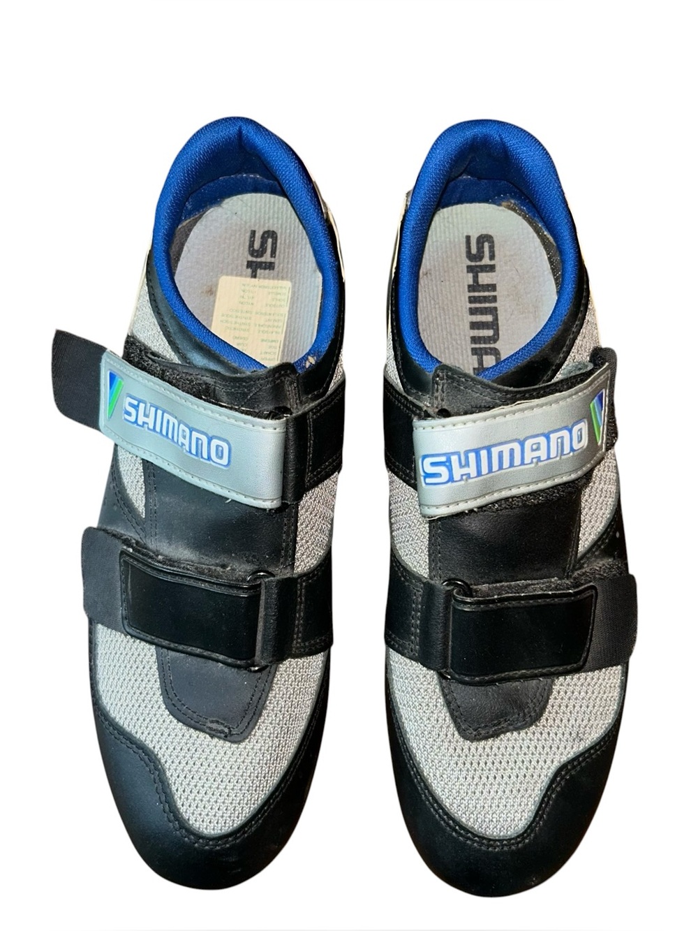 Shimano Cycling‎ Shoes SH-T120 Size 41 Black Gray Velcro Strap Road Bike